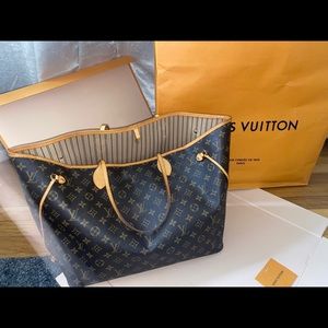 AUTHENTIC Louis Vuitton Monogram Neverfull GM Tote